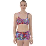 Cabbage Flower Abstract Perfect Fit Gym Set