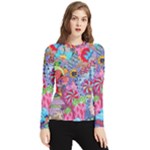 Cabbage Flower Abstract Women s Long Sleeve Rash Guard