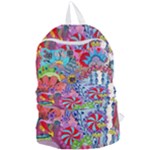 Cabbage Flower Abstract Foldable Lightweight Backpack