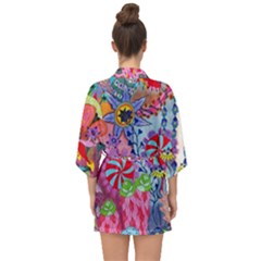 Half Sleeve Chiffon Kimono 