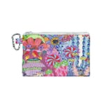 Cabbage Flower Abstract Canvas Cosmetic Bag (Small)