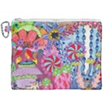 Cabbage Flower Abstract Canvas Cosmetic Bag (XXL)