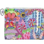 Cabbage Flower Abstract Canvas Cosmetic Bag (XXXL)