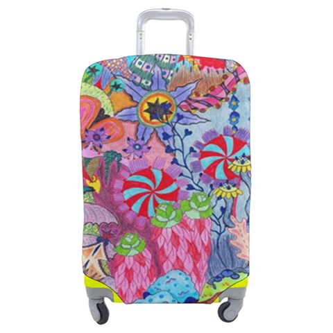 Cabbage Flower Abstract Luggage Cover (Medium) from ArtsNow.com