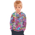 Cabbage Flower Abstract Kids  Overhead Hoodie