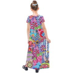 Kids  Short Sleeve Maxi Dress 