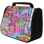 Cabbage Flower Abstract Full Print Travel Pouch (Big)