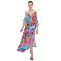 Maxi Chiffon Cover Up Dress 