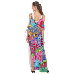 Maxi Chiffon Cover Up Dress 