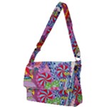 Cabbage Flower Abstract Full Print Messenger Bag (S)