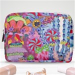 Cabbage Flower Abstract Make Up Pouch (Medium)