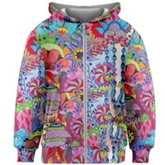 Kids  Zipper Hoodie Without Drawstring 