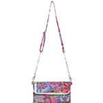 Cabbage Flower Abstract Mini Crossbody Handbag