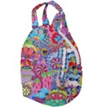 Cabbage Flower Abstract Travel Backpack