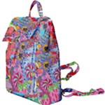 Cabbage Flower Abstract Buckle Everyday Backpack