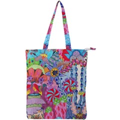 Double Zip Up Tote Bag 