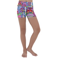 Kids  Lightweight Velour Yoga Shorts 