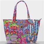 Cabbage Flower Abstract Back Pocket Shoulder Bag 