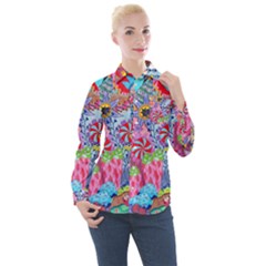 Women s Long Sleeve Pocket Shirt 