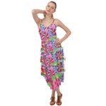 Cabbage Flower Abstract Layered Bottom Dress