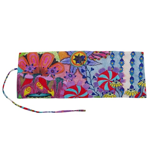 Cabbage Flower Abstract Roll Up Canvas Pencil Holder (S) from ArtsNow.com