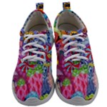 Cabbage Flower Abstract Mens Athletic Shoes