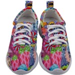 Cabbage Flower Abstract Kids Athletic Shoes