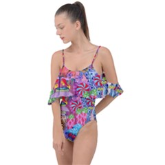 Drape Piece Swimsuit 