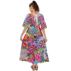 Kimono Sleeve Boho Dress 