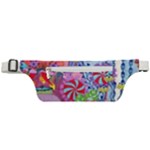 Cabbage Flower Abstract Active Waist Bag