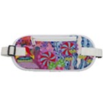 Cabbage Flower Abstract Rounded Waist Pouch