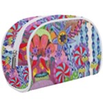 Cabbage Flower Abstract Make Up Case (Large)