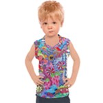 Cabbage Flower Abstract Kids  Sport Tank Top