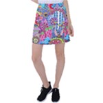 Cabbage Flower Abstract Tennis Skirt