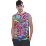 Cabbage Flower Abstract Men s Regular Tank Top