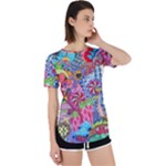 Cabbage Flower Abstract Perpetual Short Sleeve T-Shirt