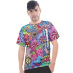 Cabbage Flower Abstract Men s Sport Top