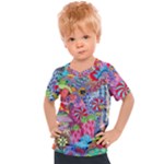 Cabbage Flower Abstract Kids  Sports T-Shirt