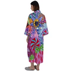 Maxi Satin Kimono 