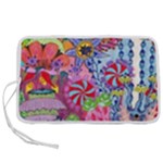 Cabbage Flower Abstract Pen Storage Case (S)