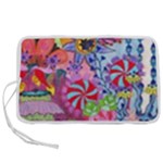 Cabbage Flower Abstract Pen Storage Case (M)