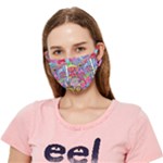 Cabbage Flower Abstract Crease Cloth Face Mask (Adult)