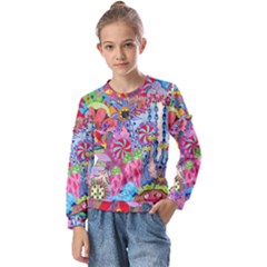 Kids  Long Sleeve T-Shirt with Frill  