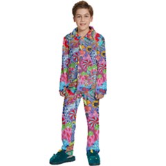 Kids  Long Sleeve Velvet Pajamas Set 