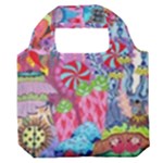 Cabbage Flower Abstract Premium Foldable Grocery Recycle Bag