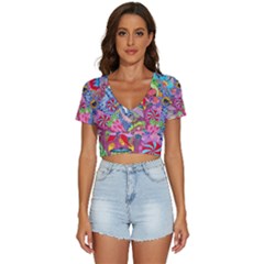 V-Neck Crop Top 