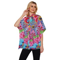 Women s Batwing Button Up Shirt 