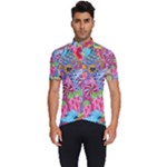 Cabbage Flower Abstract Men s Short Sleeve Cycling Jersey