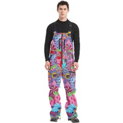 Men s Front Zip Ski And Snowboard Bib Pants 