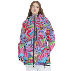 Women s Multi Pockets Zip Ski and Snowboard Waterproof Breathable Jacket 